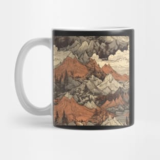 Mountains Painting Japan Mug